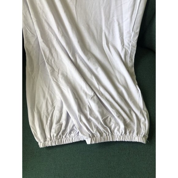 Hoerev Women Super Soft Modal Spandex Harem Yoga Pilates Pant White Plus Sz 2XL - Picture 4 of 5